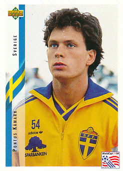 Pontus Kamark Sweden Upper Deck World Cup 1994 Eng/Ita #78